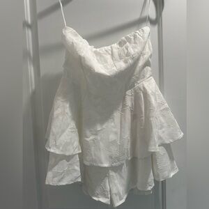 Hello Molly Freshest Gal Playsuit - White Romper